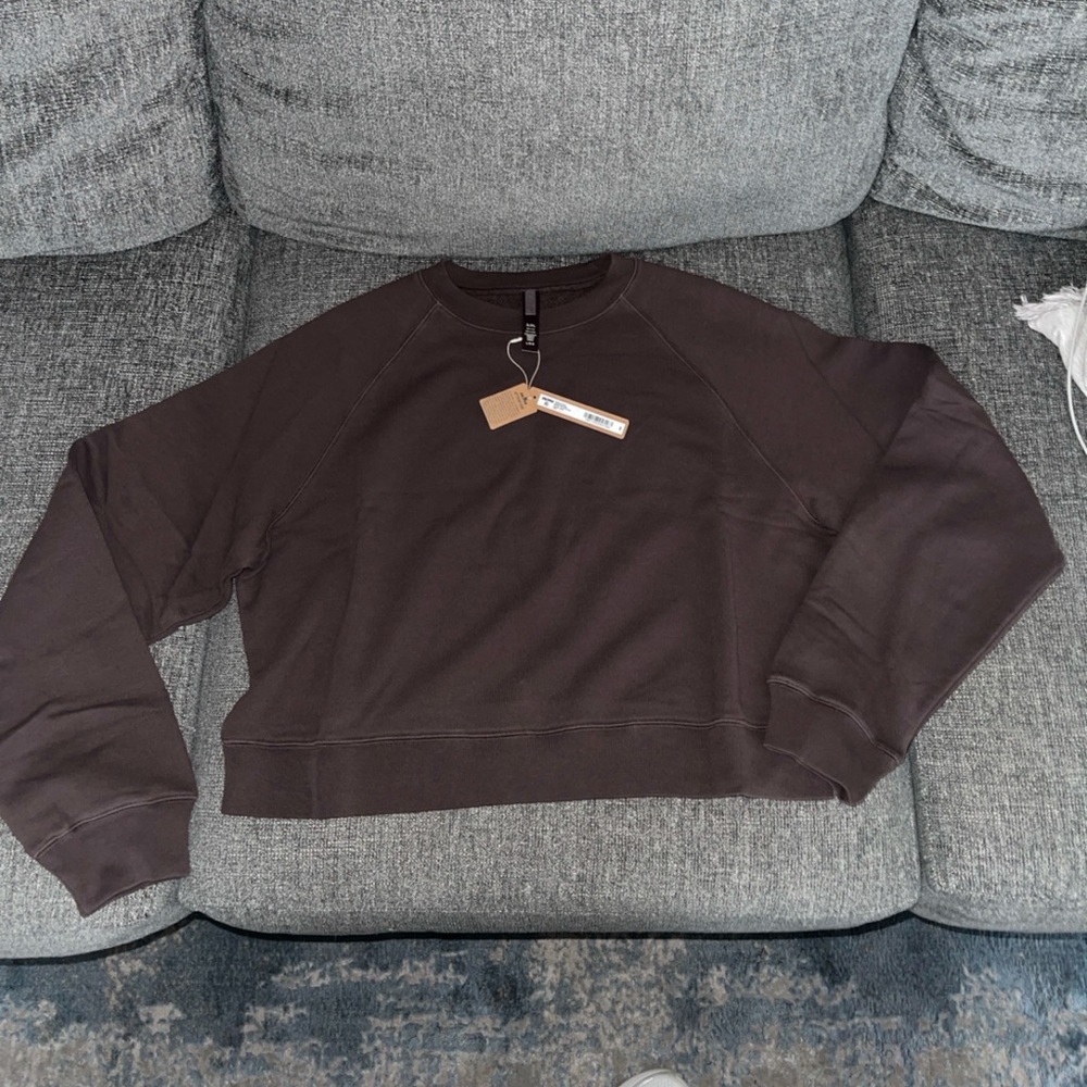 SKIMS French Terry Classic Crewneck NWT